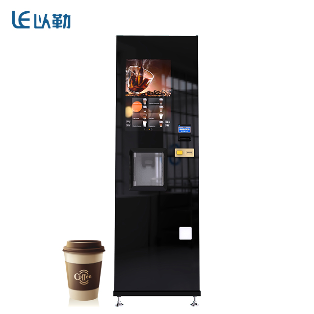 Máquina expendedora automática de café de pago múltiple con pantalla táctil